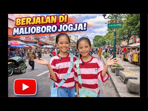 ALUNA DAN AMANDA KELILING DI JALAN MALIOBORO JOGJA!! PANAS-PANASAN!!