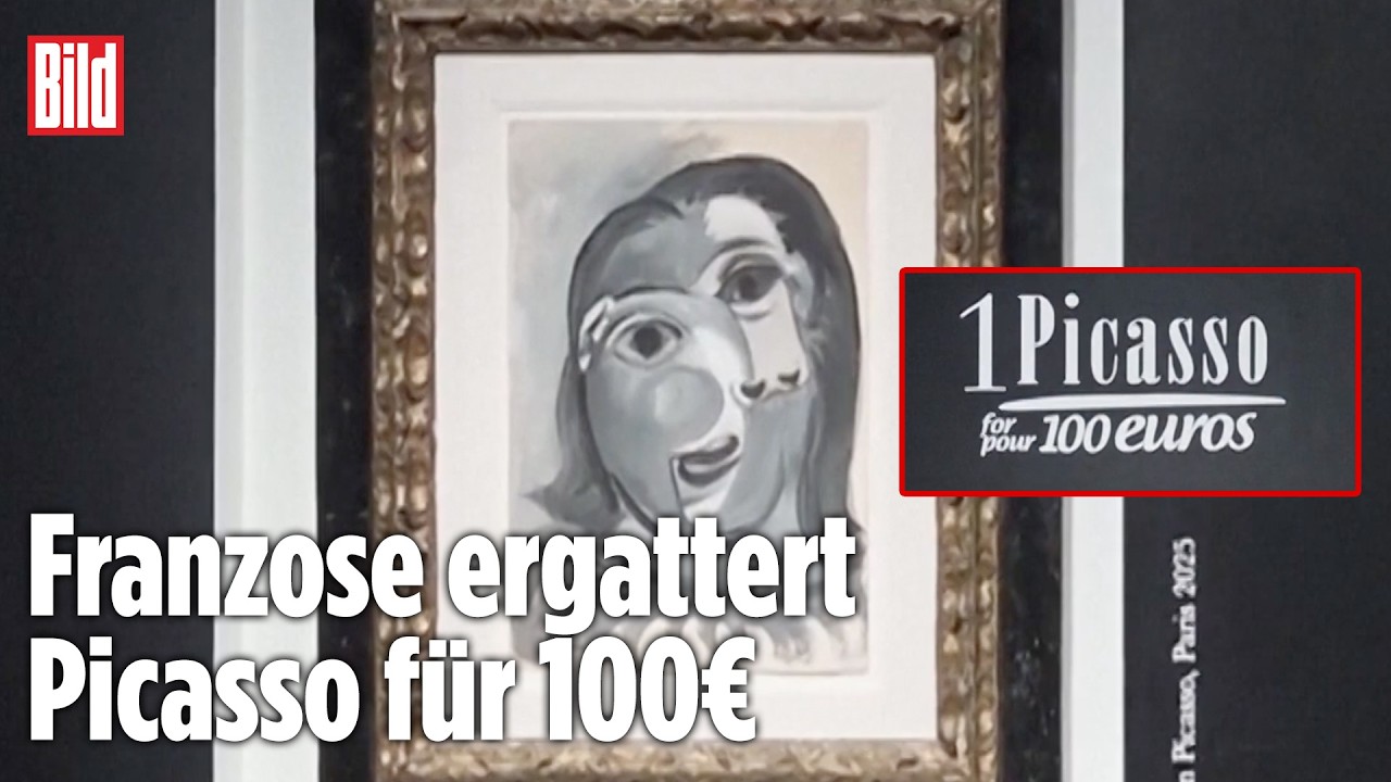 PICASSO FÜR 100 EURO: Pariser gewinnt Kunst im Wert von 1,45 Millionen