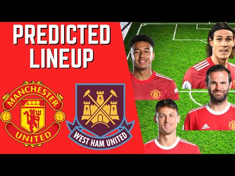 PREDICTED LINEUP - MANCHESTER UNITED VS WEST HAM UNITED - EFL CUP 2021/22!