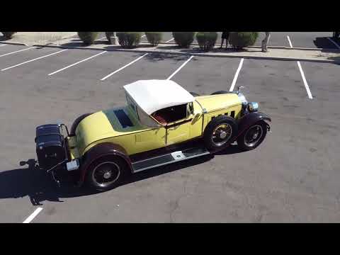 video 1928 Packard Custom Eight Model 443 Runabout