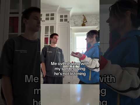 Teenage son doesn’t care 🤣