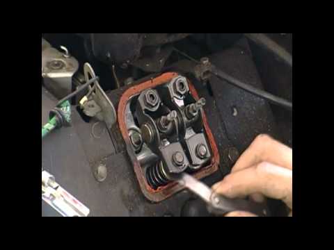 Honda 20hp v twin valve adjustment