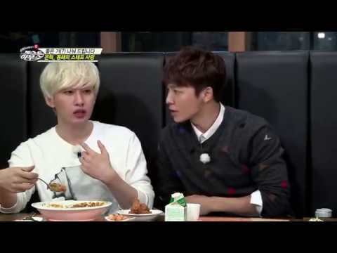 141123《SJ M的Guest House 2014》EUNHAE sharing spicy food to PD