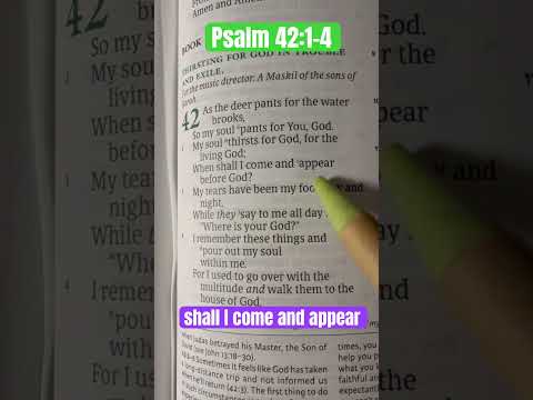 Psalm 42:1-4 #jesusisgod #jesusislord #pray #trustingod #peace #love #joy #rest #truth #bible #verse