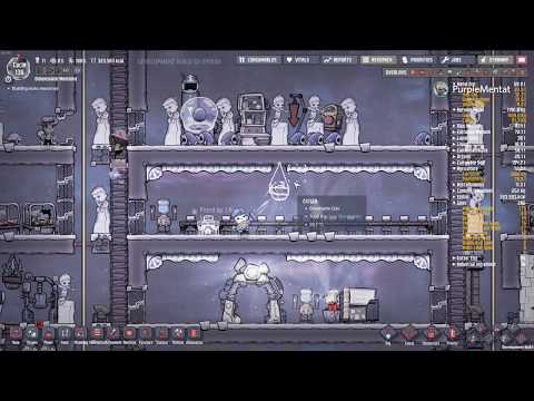Oxygen Not Included - Colony 1, Part 3 - Cycle 133, 11 dupes. Working on ranching, geysers, power.