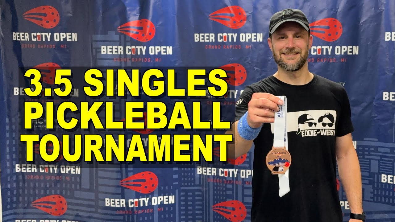 3.5 Singles at 2025 Beer City Open Pickleball Tournament