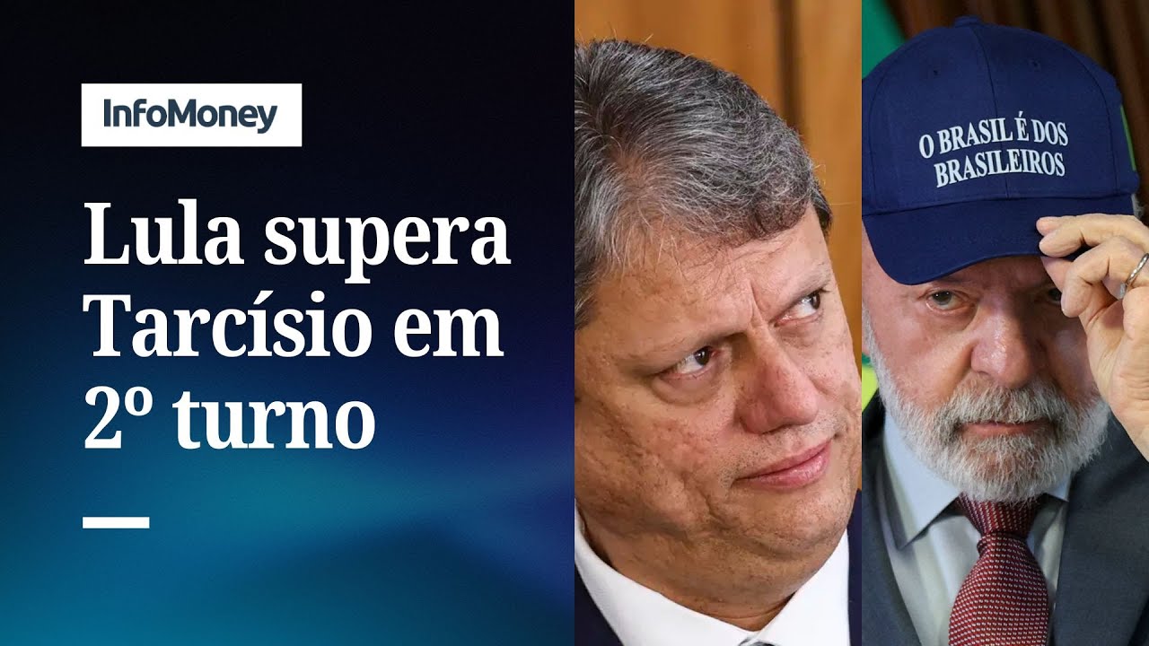 Em 2º turno Lula tem 506 e Tarcísio aparece com 452 aponta AtlasBloomberg | InfoMoney News