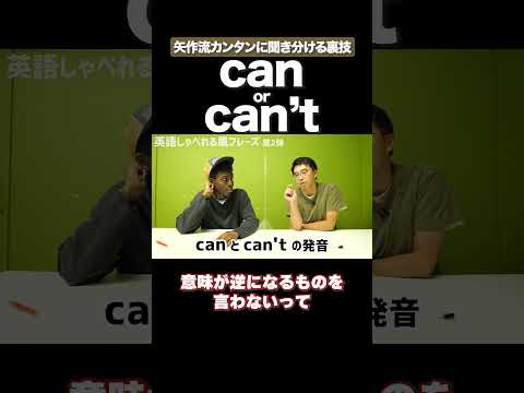 can or can't? #矢作とアイクの英会話 #矢作兼 #アイクぬわら