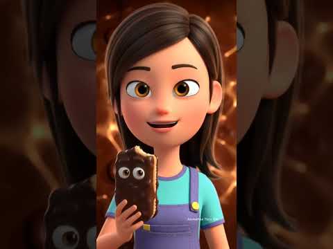 Biscuit और Chocolate की Sweet Dosti 🥰 | Cutest Snack Story Ever#ai#youtubeshorts#viral