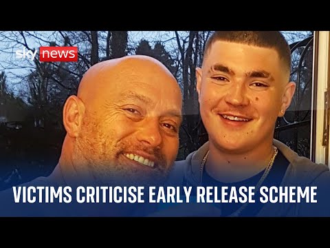 Family of stabbing victim 'angry' over government plan to release some prisoners early