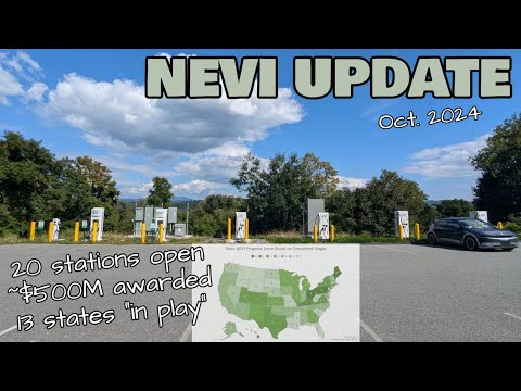 New States In Play! National EV Infrastructure (#NEVI) Update # 5 -- October 2024