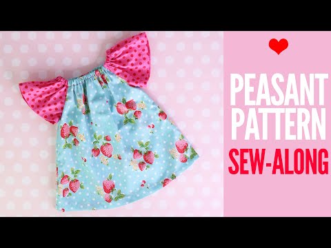 Peasant Dress Tutorial | ANNA Dress Pattern Sew Along