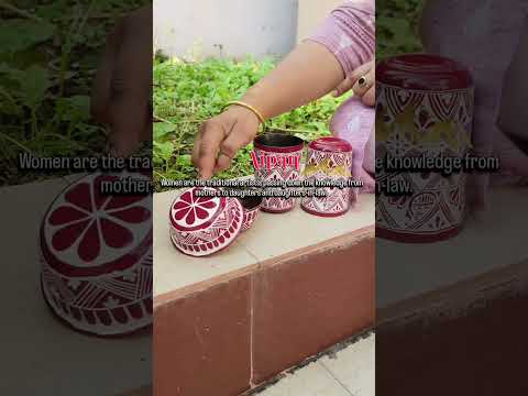 aipan art glass n karoti set for diwali 🪔 #doon_vaasi #gift #giftideas #subscribe