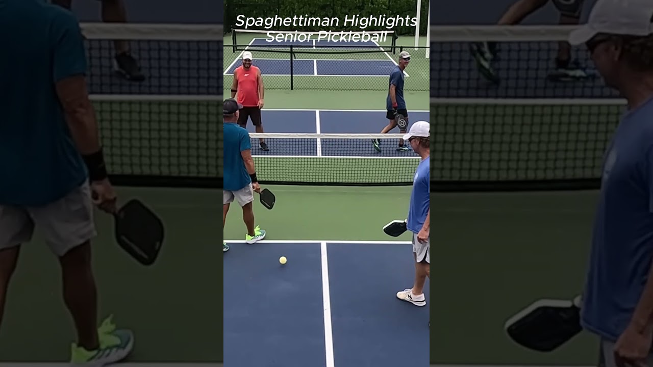 The Backhand Slice #engagepickleball #seniorpickleball