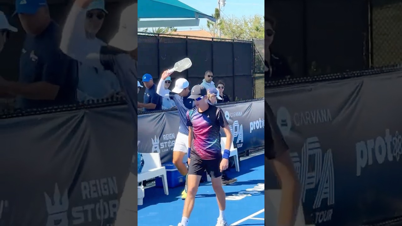 Pickleball is wild man. 🤯