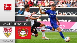 Wirtz inspires his team to win! | VfB — Leverkusen 1-3 | All Goals | Matchday 5 – Bundesliga 21/22