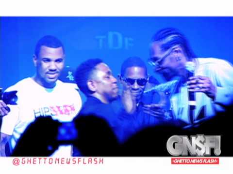GNSF! Kendrick Lamar in tears after Dr. Dre x Snoop Dogg x The Game pass him the torch