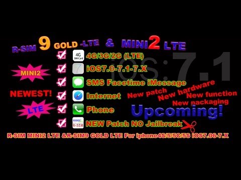 7.1 IOS iPhone Unlock – New Rsim Product!