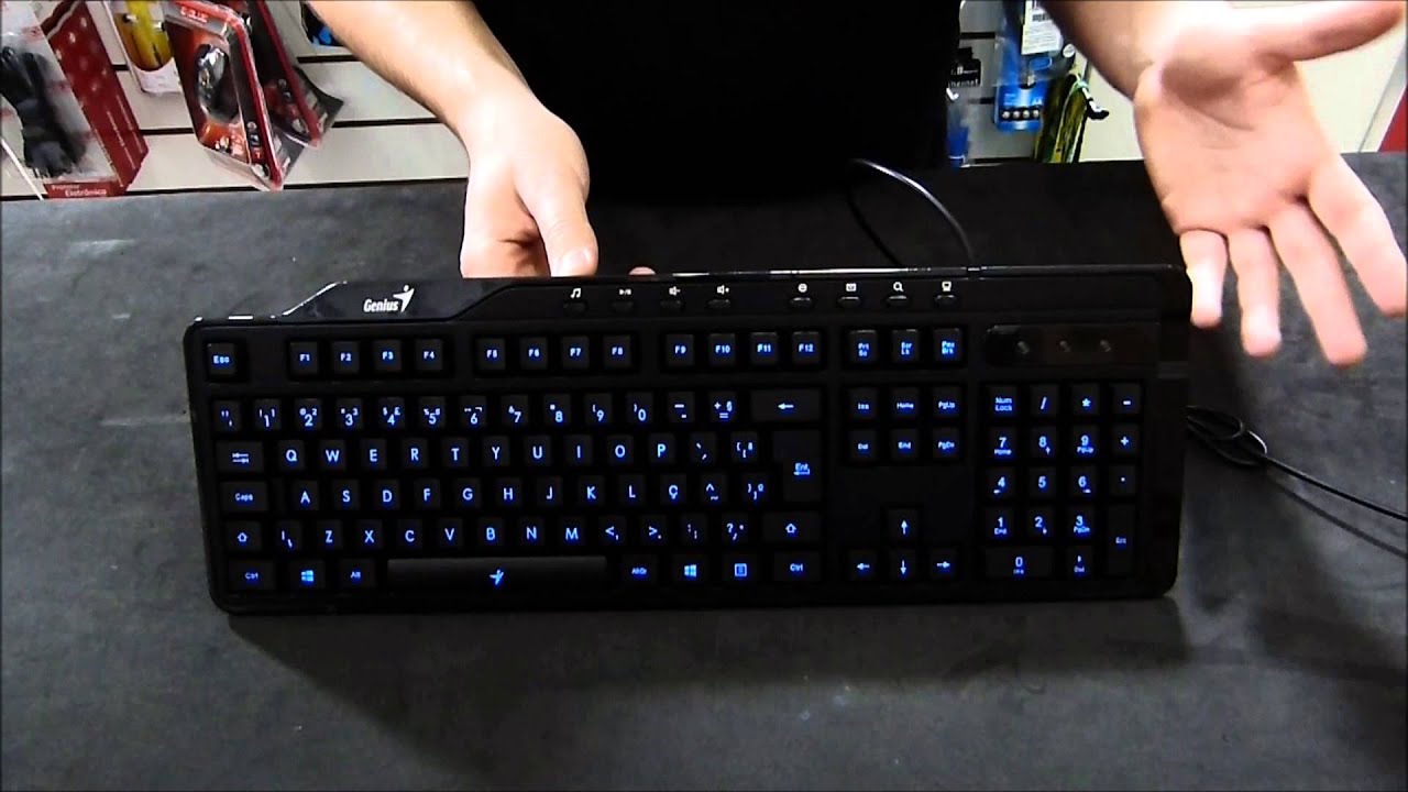 Overview Teclado Iluminado Genius Kb G Youtube