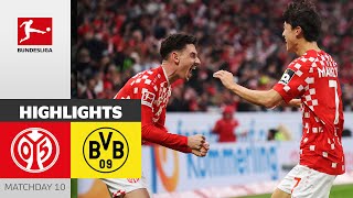 Mainz Gets Another Win vs BVB! | Mainz 05 — Borussia Dortmund 3-1 | Highlights | MD 10 – Bundesliga