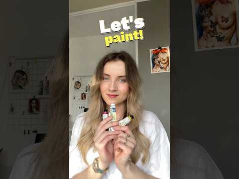 paint a portrait with only 3 colors🙈#arttutorial #art #watercolor #artist #watercolorart #artwork
