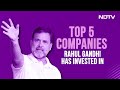 Rahul Gandhi Portfolio: Which Stocks And Mutual Funds Does Rahul Gandhi Invest In?  - 02:10 min - News - Video