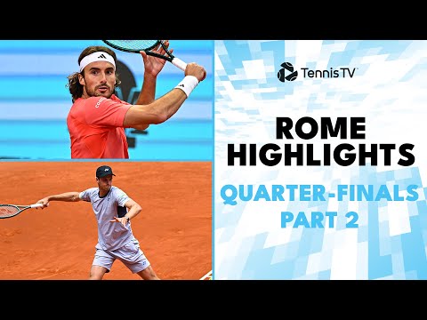 Tsitsipas vs Jarry & Hurkacz Faces Paul! | Rome 2024 Highlights Quarter-Finals Part 2