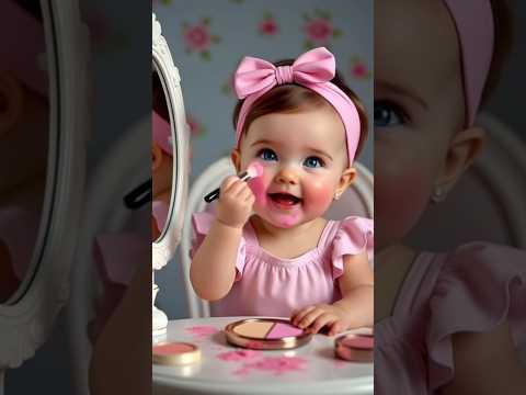 A cute baby with mackup/shorts video #shorts #trending #viral #mdalamin #super shorts