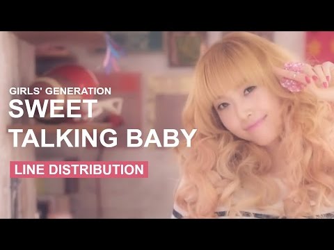 Girls' Generation - 뻔&Fun (Sweet Talking Baby) - Line Distribution