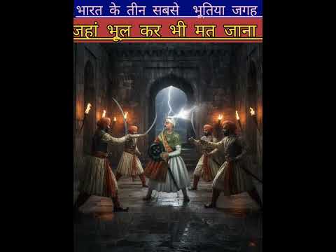 भारत के तीन ऐसे भूतिया जगहों जहां भूल कर भी मत जाना । 😱😱