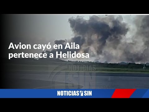 Avion cayó en Aila  pertenece a Helidosa