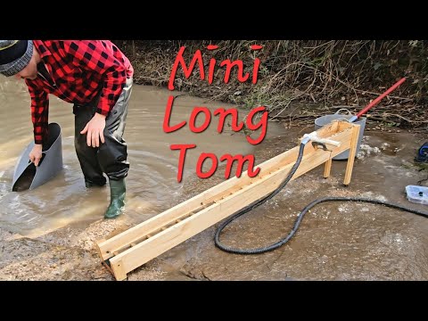 I made a mini Long Tom Sluice