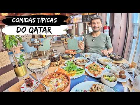 PROVANDO COMIDAS DO QATAR | do barato ao luxo