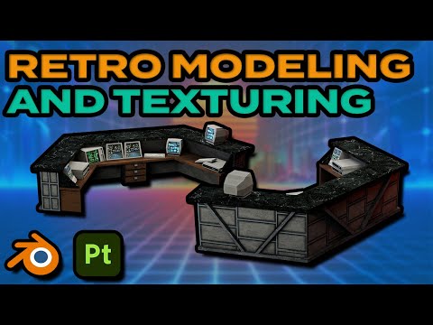 Retro PS1 Inspired 3D Modeling & Texturing Tutorial | Blender and Substance Painter