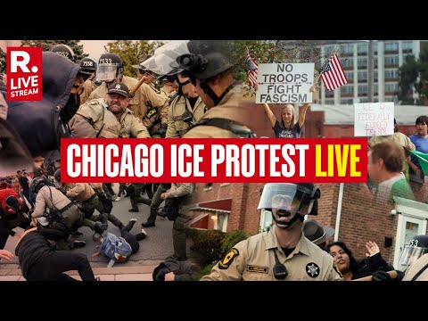 LIVE: Protesters Clash With Police Outside ICE Facility In Chicago, Illinois, Amid Rising Tensions