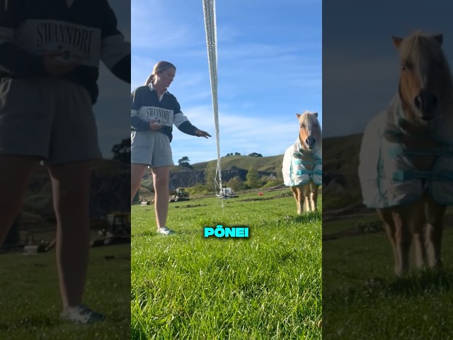 Você não vai acreditar no que ela fez pra enganar o pônei!