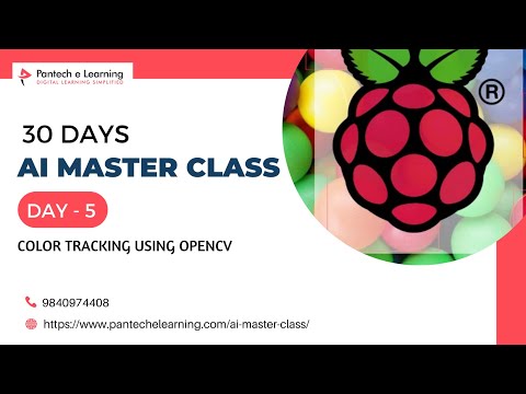 Day 5 Color tracking using opencv | 30 Days Free AI Master Class