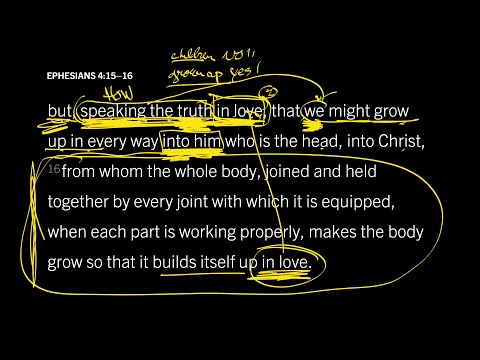 All Christians Speak Truth to Grow the Body: Ephesians 4:15–16, Part 1