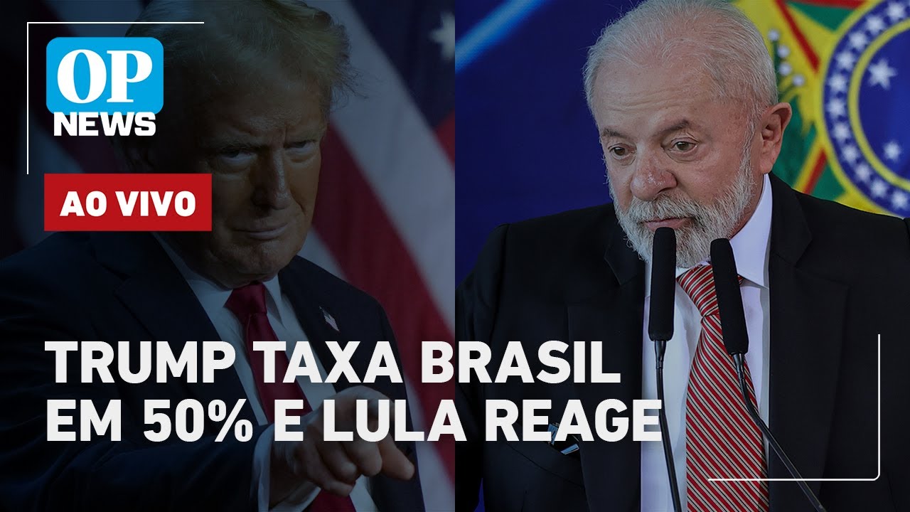 🔴 Trump taxa Brasil em 50% para defender Bolsonaro, Lula reage e “guerra” com EUA é deflagrada