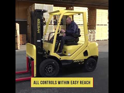 the  ergonomic  benefits  of  the new Hyster