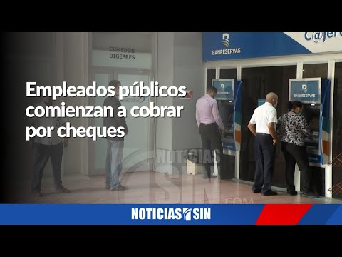 Empleados públicos comienza a cobrar por cheques