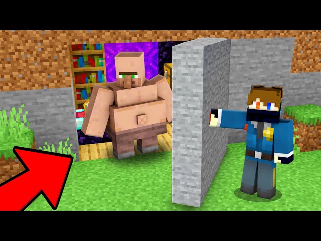 Finding Robber Villagers SECRET BASE in Minecraft