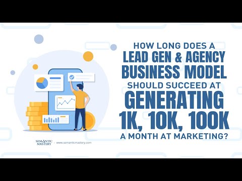 How Long Does A Lead Gen And Agency Business Model Should Succeed At Generating 1k, 10k, 100k A Mont