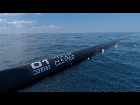 The Ocean Cleanup will begin extracting plastic from the Pacific in 2018