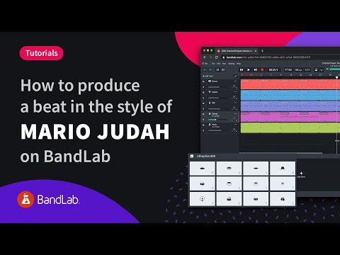 How to produce a Mario Judah style beat using BandLab's free web Mix Editor