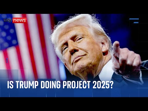 Is Donald Trump enacting Project 2025?