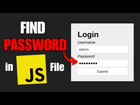 How Hackers Find Passwords in Hidden JavaScript Files | picoCTF - Login