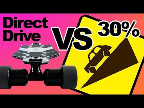 Direct Drive Electric Skateboard VS 30% Hill Grade