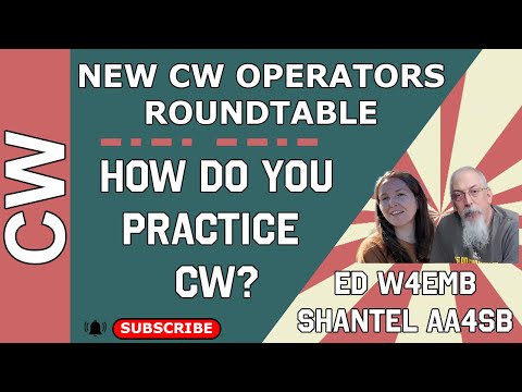 How Do You Practice CW with Ed (W4EMB) and Shantel (AA4SB)? #cw #morsecode