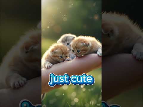 3 Tiny Kittens on One Finger – Cutest Thing You’ll See Today!
